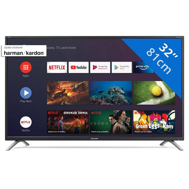 Foto van Sharp aquos 32bi2ea - 32inch hd-ready android smart-tv