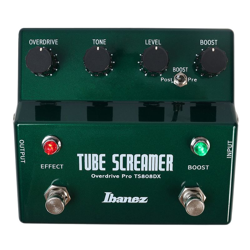 Foto van Ibanez ts808dx tube screamer overdrive pro + booster