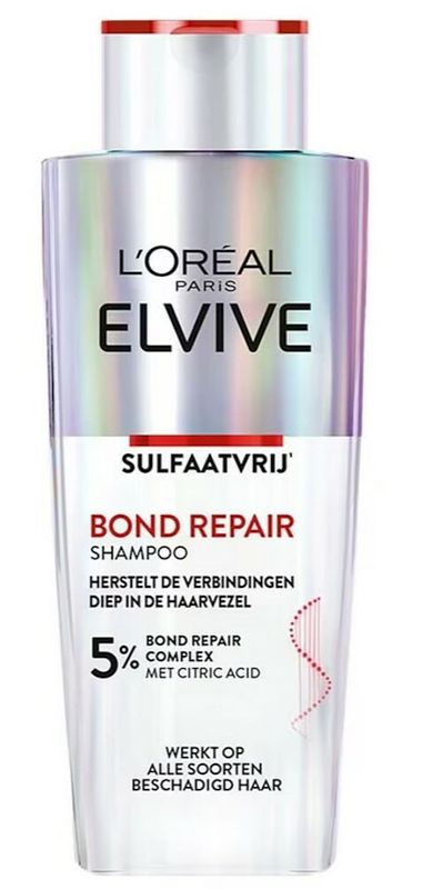 Foto van L'soréal paris elvive bond repair sulfaatvrije shampoo