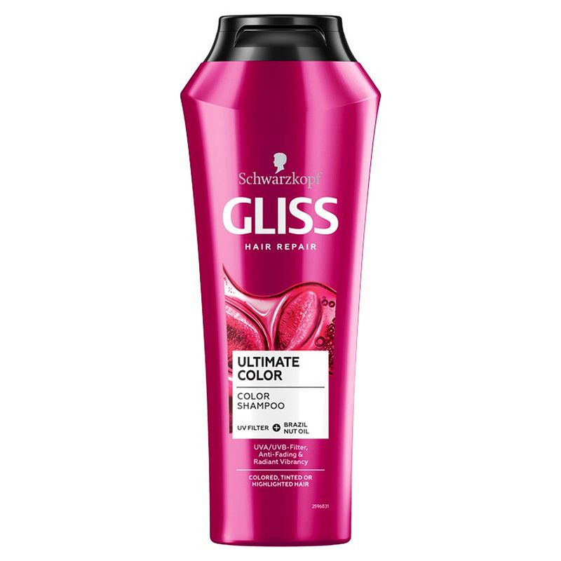 Foto van Ultimate color shampoo shampoo voor gekleurd en gestreept haar 250ml