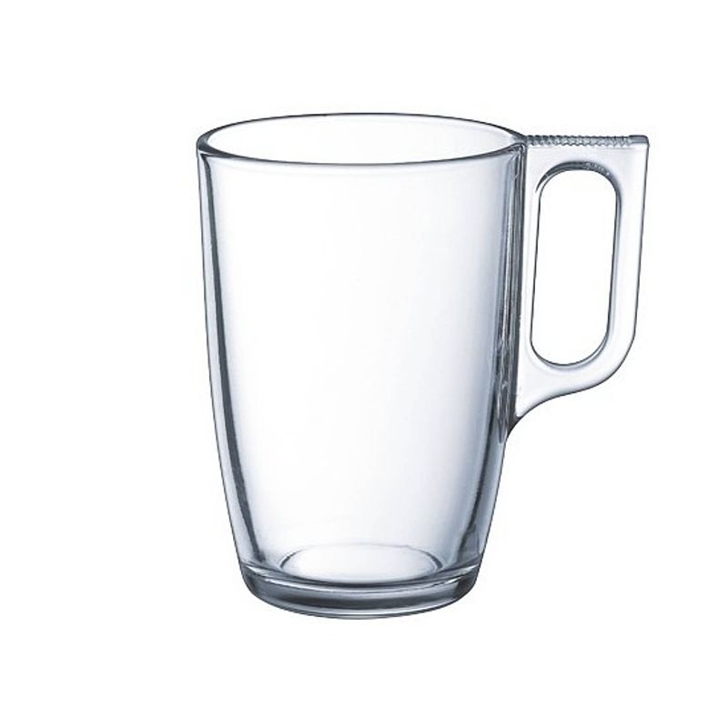 Foto van Theeglazen set van 6x stuks van 320 ml - koffie- en theeglazen