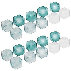 Foto van 5five ijsklontjes - 20x - herbruikbaar - gekleurd - ijsblokjes - ijsblokjesvormen