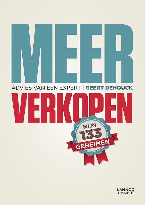 Foto van Meer verkopen - geert dehouck - ebook (9789401414067)