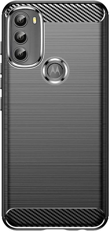 Foto van Just in case rugged motorola moto g71 back cover zwart