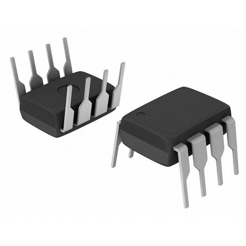 Foto van Infineon technologies ice3b1565j pmic - ac dc converter, offline switcher flyback soft-start pg-dip-8