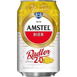 Foto van Amstel radler citroen bier blik 330ml bij jumbo