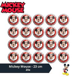 Foto van Bal - voordeelverpakking - mickey mouse - 23 cm - 20 stuks