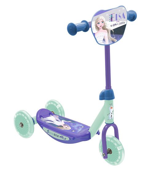 Foto van Disney frozen 3 wiel kinderstep meisjes paars/lichtblauw