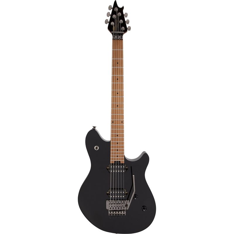 Foto van Evh wolfgang standard baked maple gloss black elektrische gitaar