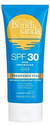 Foto van Bondi sands spf30 high protection fragrance free water resistant lotion