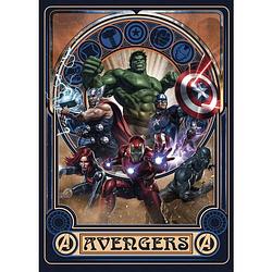 Foto van Komar avengers ornament vlies fotobehang 200x280cm 4-banen