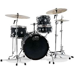 Foto van Dw drums design series mini pro 18 inch satin black 4d. shellset