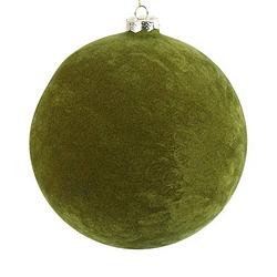 Foto van Cf label kerstbal yana 15 cm glas groen