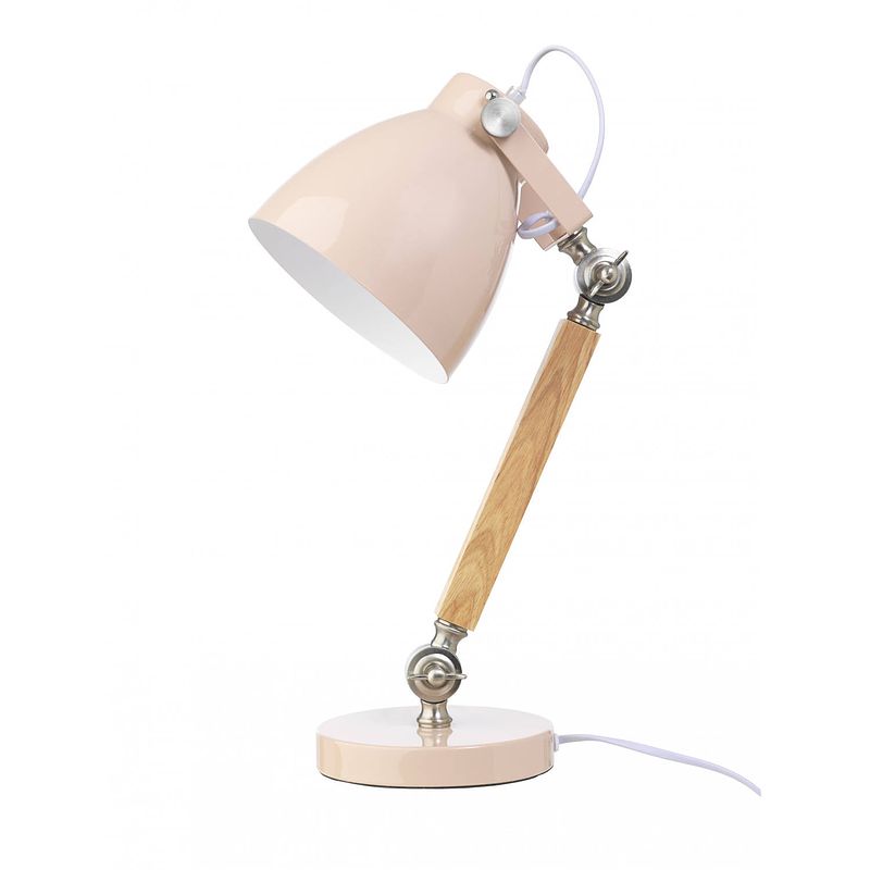 Foto van Lifetime kidsrooms bureaulamp hout / metaal - pink