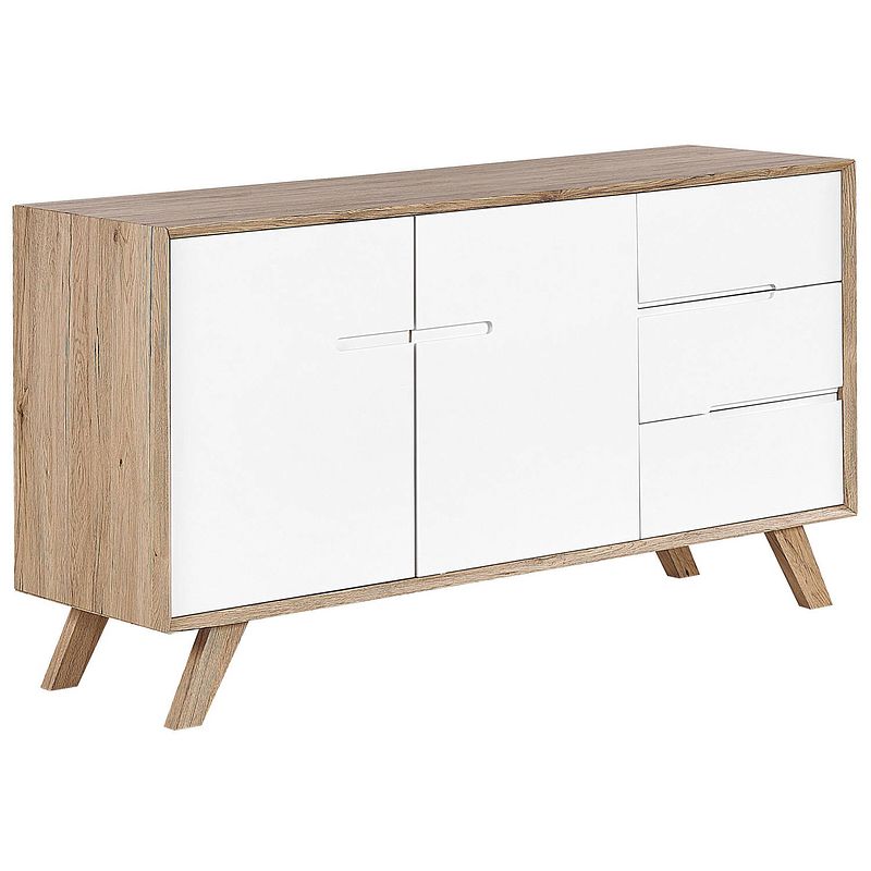 Foto van Beliani forester - sideboard-lichte houtkleur-mdf