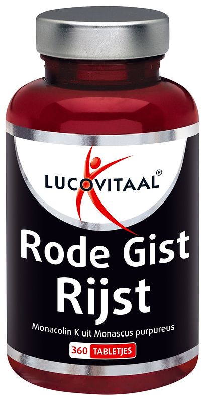 Foto van Lucovitaal rode gist rijst tabletten