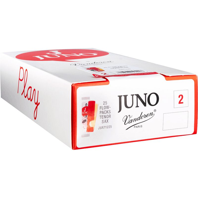 Foto van Vandoren juno jsr71225 saxophone ténor 2 rieten voor tenorsaxofoon (25 stuks)