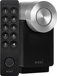 Foto van Nuki smart lock pro (4e generatie) - zwart + keypad 2.0