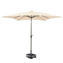 Foto van Kopu® vierkante parasol altea 230x230 cm - naturel
