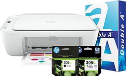 Foto van Hp deskjet 2710e + 1 set extra inkt + 2500 vellen a4 papier