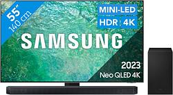 Foto van Samsung neo qled 55qn85c (2023) + soundbar