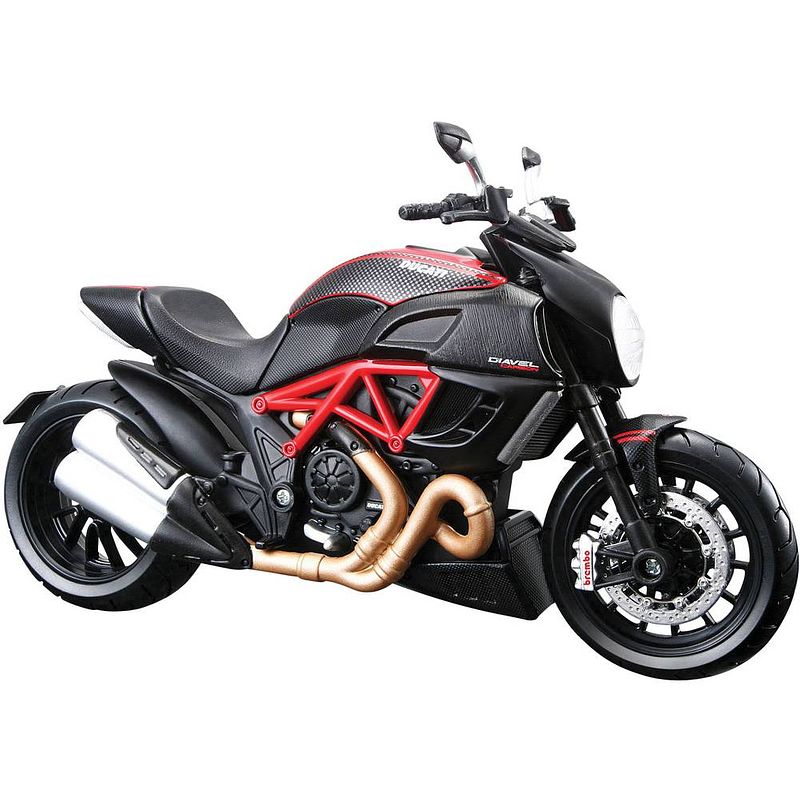 Foto van Maisto ducati diavel carbon 1:12 motorfiets