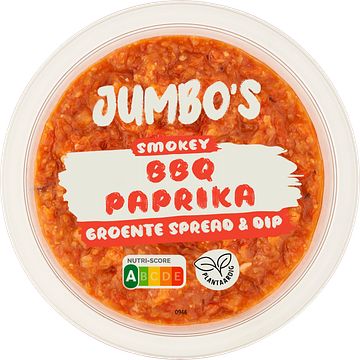 Foto van Jumbo'ss smokey bbq paprika groente spread & dip 150 g