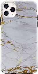 Foto van Bluebuilt grey marble hard case apple iphone 11 pro back cover