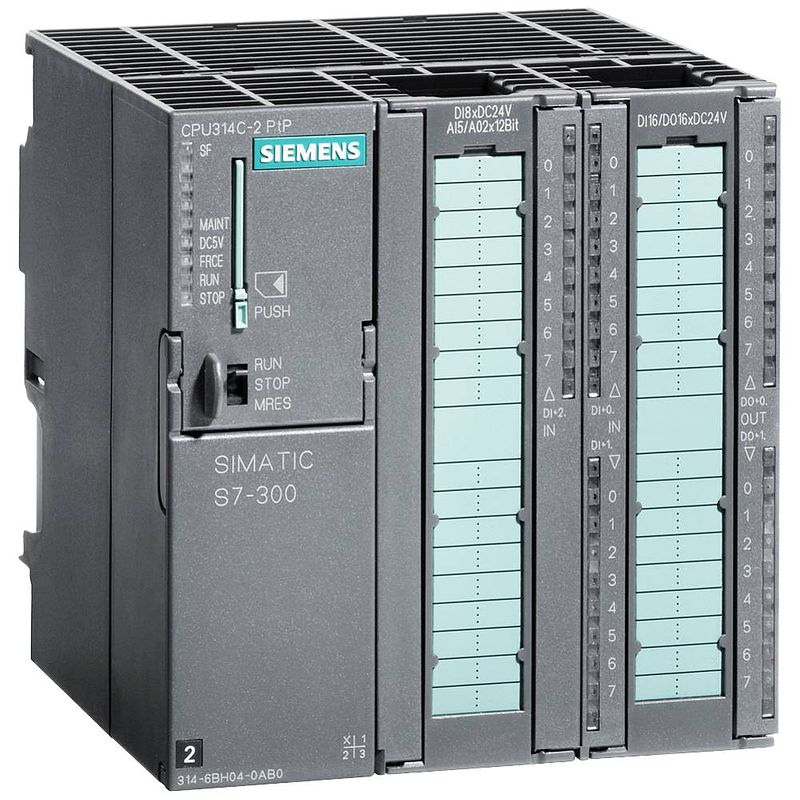 Foto van Siemens 6es7314-6bh04-0ab0 6es73146bh040ab0 compacte plc-cpu