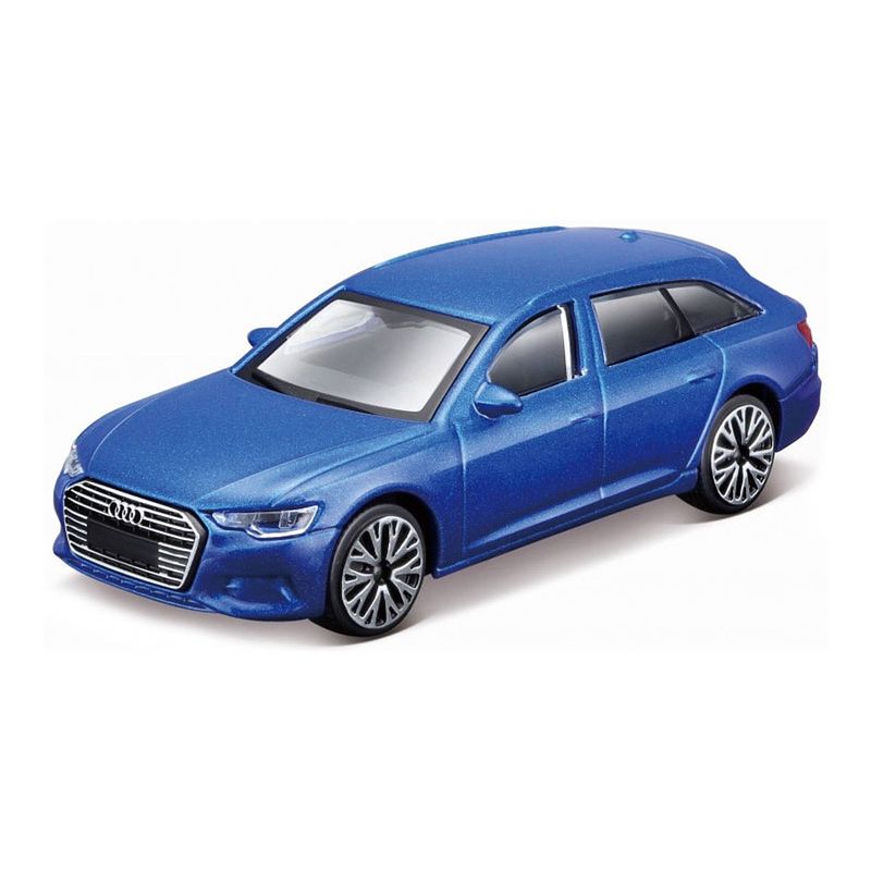 Foto van Modelauto audi a6 avant blauw schaal 1:43/11 x 4 x 3 cm - speelgoed auto's