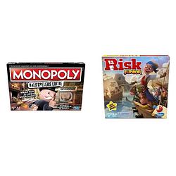 Foto van Spellenbundel - 2 stuks - monopoly valsspelerseditie & risk junior