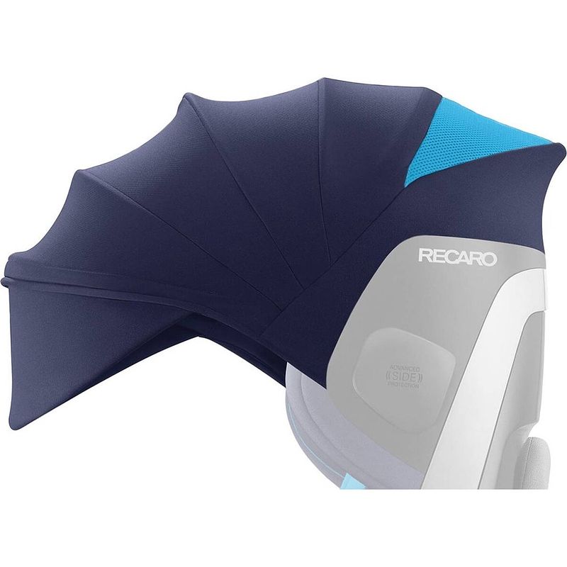 Foto van Recaro zero 1 autostoel zonnekap - xenon blauw