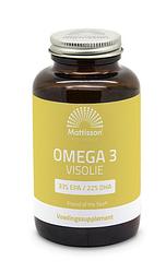 Foto van Mattisson healthstyle omega 3 visolie capsules