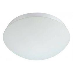 Foto van Led plafondlamp met bewegingssensor - 360° sensor - e27 fitting - mat wit - melkglas - philips - corepro lustre 827 p45