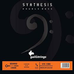 Foto van Galli strings synthesis bsn900 medium flatwound snarenset voor 3/4 contrabas