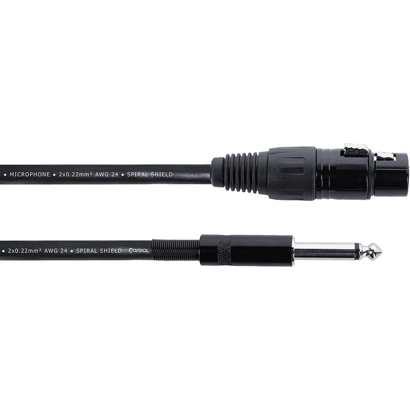 Foto van Cordial em5fp elements kabel xlr female - 6.3 mm ts jack 5m