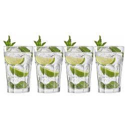 Foto van 4x drink/water glazen 440 ml - drinkglazen