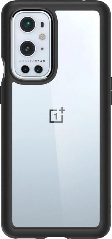 Foto van Spigen ultra hybrid oneplus 9 pro back cover transparant