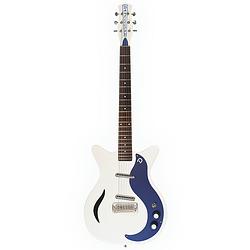 Foto van Danelectro 's59m spruce white pearl blue elektrische gitaar