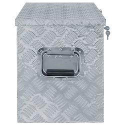 Foto van The living store trailerkist - aluminium box - 90.5 x 35 cm - roestbestendig
