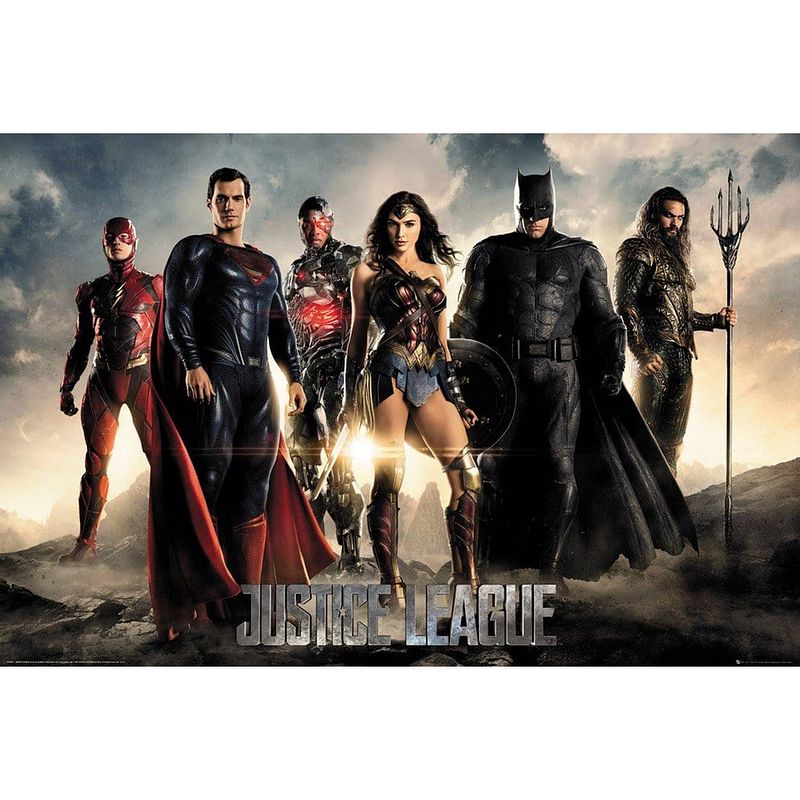 Foto van Gbeye justice league movie characters poster 91,5x61cm