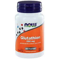 Foto van Now glutathion 250mg capsules