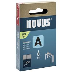 Foto van Novus nietjes type 53 1800 stuk(s) 042-0773 afm. (l x b) 6 mm x 11.3 mm