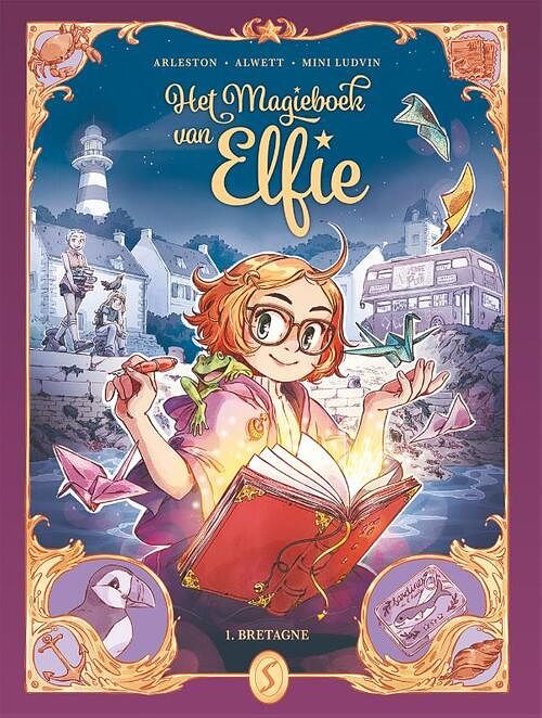 Foto van Het magieboek van elfie 1: bretagne - audrey alwett, christophe arleston, mini ludvin - hardcover (9789464840094)