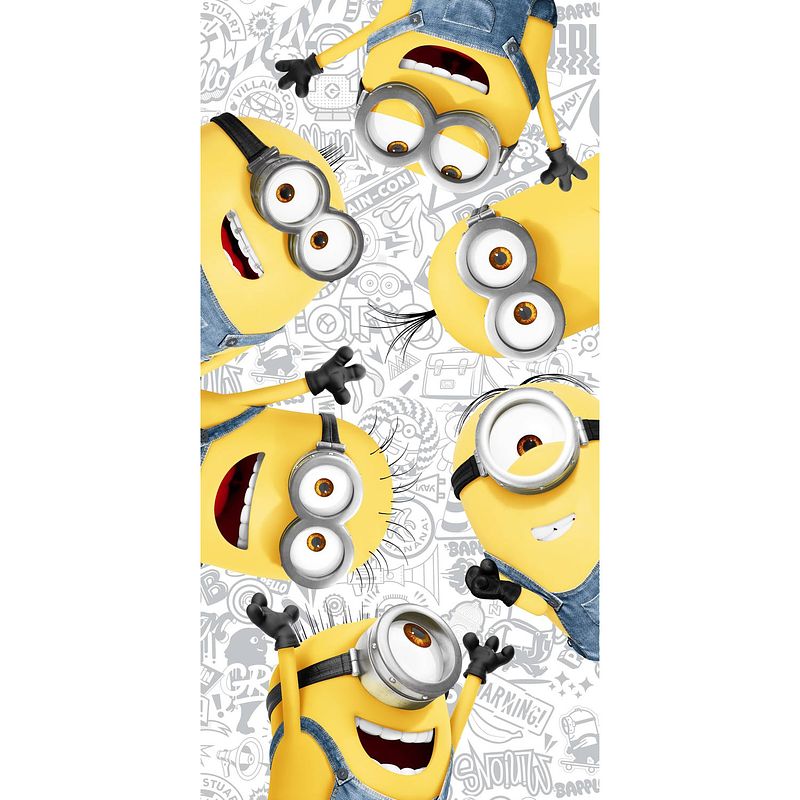 Foto van Minions 2 strandlaken friends - 70 x 140 cm - multi