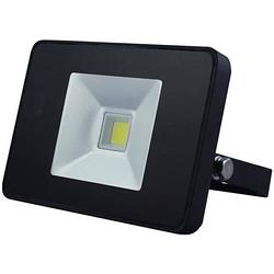 Foto van Perel schijnwerper led 10 w 13 x 9 cm staal zwart