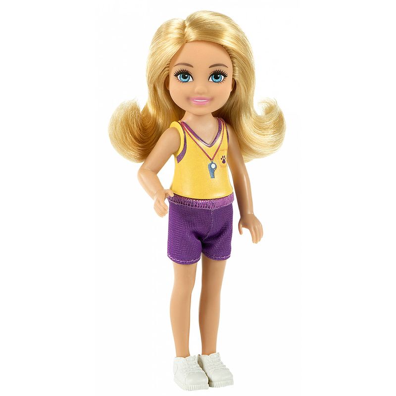 Foto van Barbie tienerpop chelsea can be meisjes 15,3 cm geel/paars