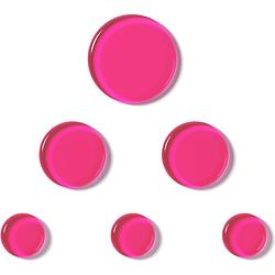 Foto van Slapklatz mini - pink setje met 6 pads in verschillende maten roze