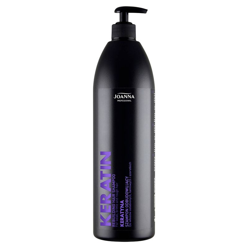 Foto van Keratine rebuilding hair shampoo restoration shampoo voor verzwakt haar met keratine 1000ml