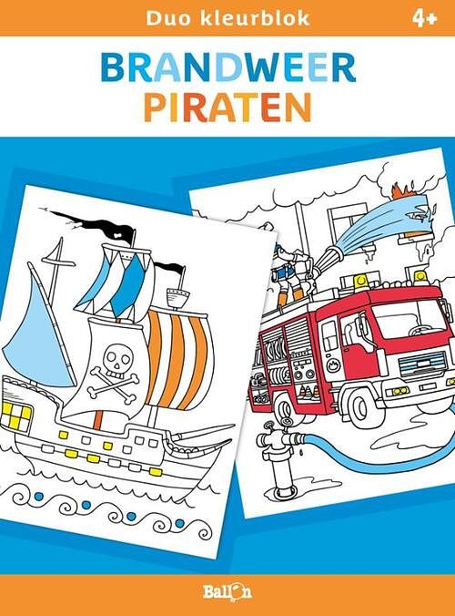 Foto van Brandweer en piraten - paperback (9789403222103)